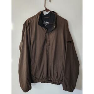 DryJoys Golf Pullover Windbreaker Houndstooth Lightweight Jacket Mens XL Outdoor